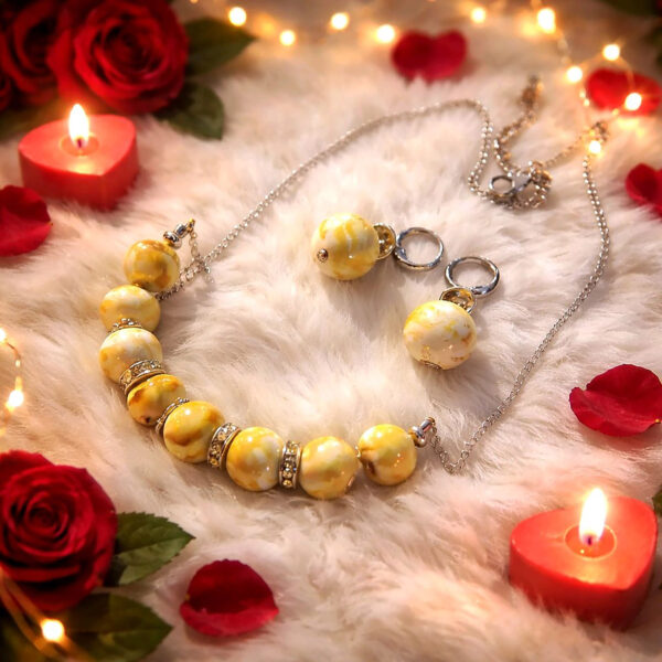 Edinburgh Radiate;yellow bead collection